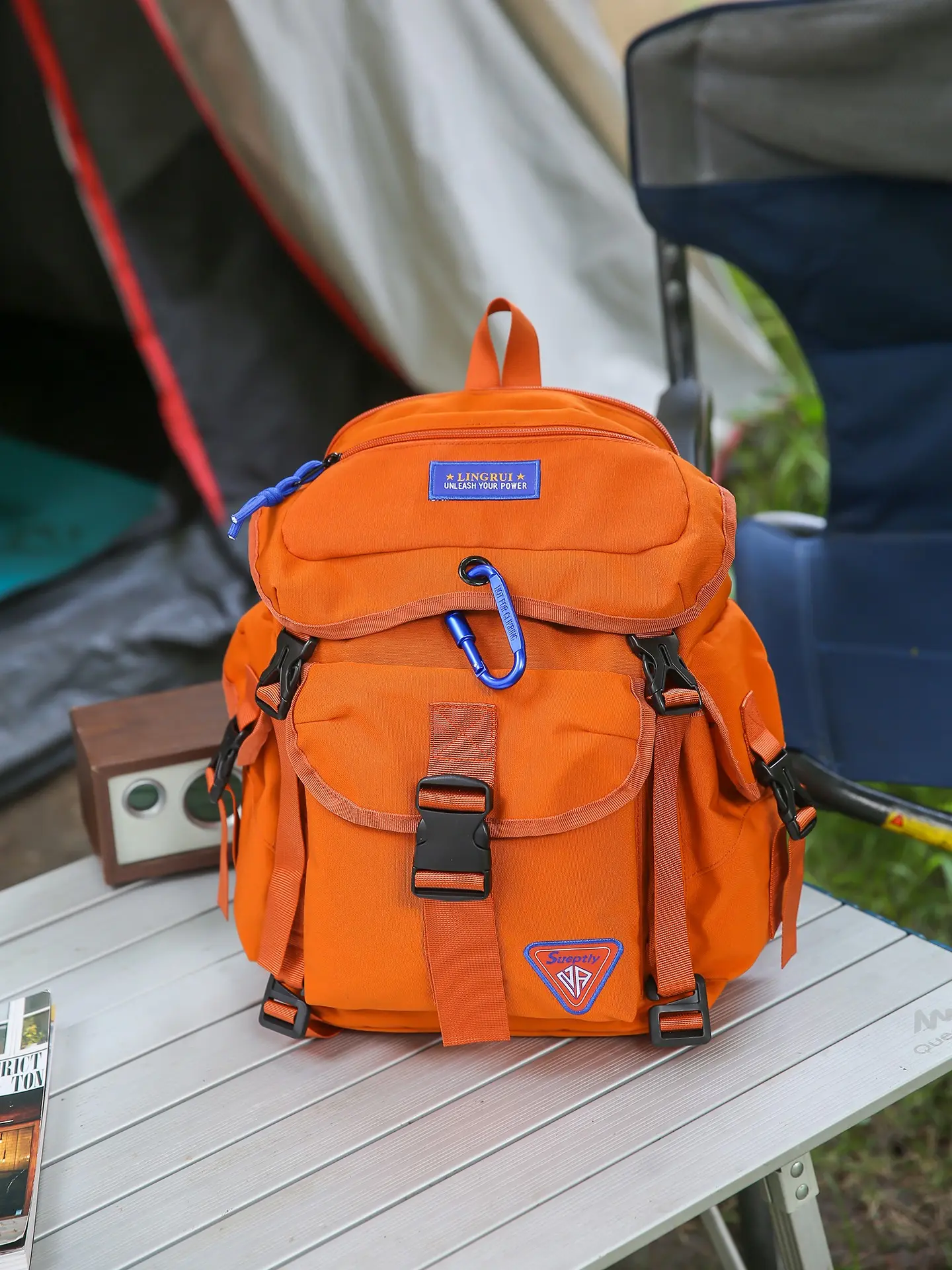 New Men's Outdoor Travel Bag, Large Capacity Student Shopping Backpack, Hiking Sports Gym Climbing Bag, Multifunction Backpack, Perfect for Adventures
