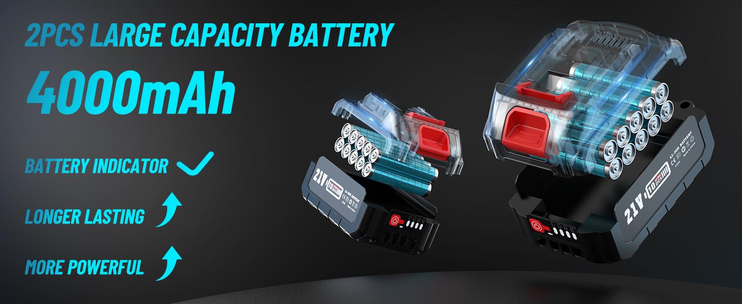 SEESII Cordless Angle Grinder Kit with 2x4.0Ah Batteries, 10000RPM Brushless Electric Metal Grinder w/ 4-1/2" Cutting Wheel, Flap Wheel, and Wool Carving Wheel for Precision Cutting & Grinding SEESII Cordless Angle Grinder Kit with 2x4.0Ah Batteries, 10000RPM Brushless Electric Metal Grinder w/ 4-1/2" Cutting Wheel, Flap Wheel, and Wool Carving Wheel for Precision Cutting & Grinding