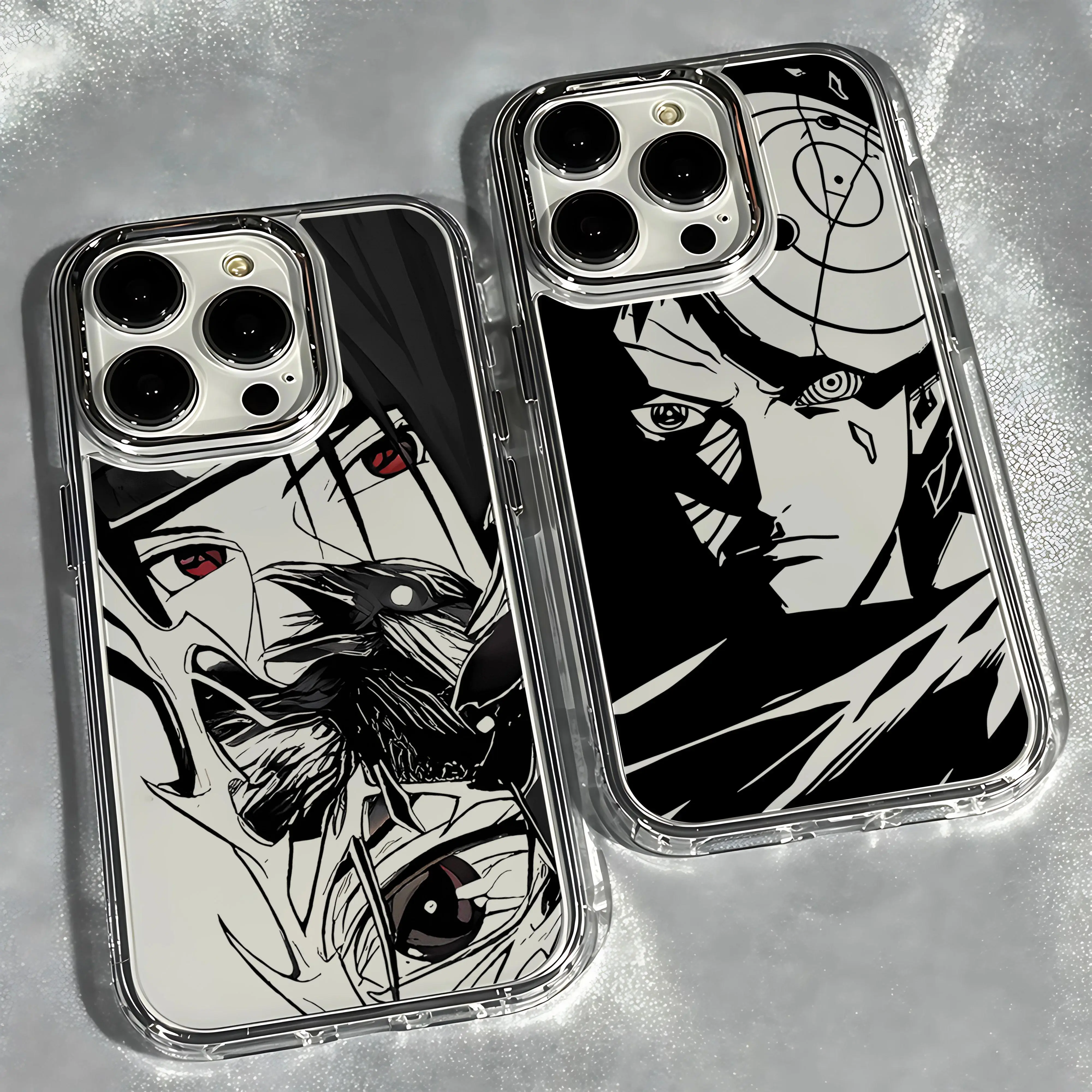 Classic Black White Comic Warrior Print Anti-Scratch Clear TPU Case For IPhone 17 16 15 11 12 13 14 ProMax Plus Cover