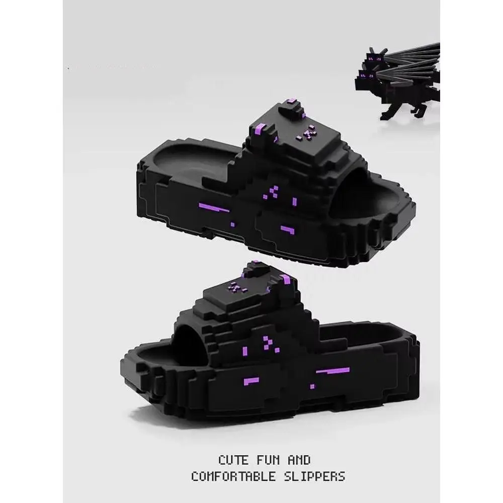 Outdoor Building Block Slippers for Unisex 2026 Summer Thick-Soled Home Slipper Man Women Bathroom Non-Slip Indoor Slipper