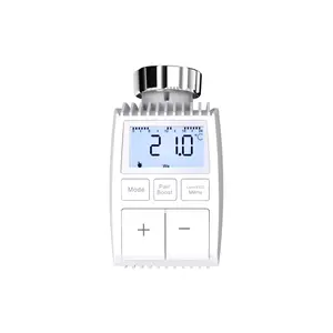 Zigbee Smart Radiator Valve, Smart Home Thermostat with APP, Voice, Timing and Constant Temperature Control