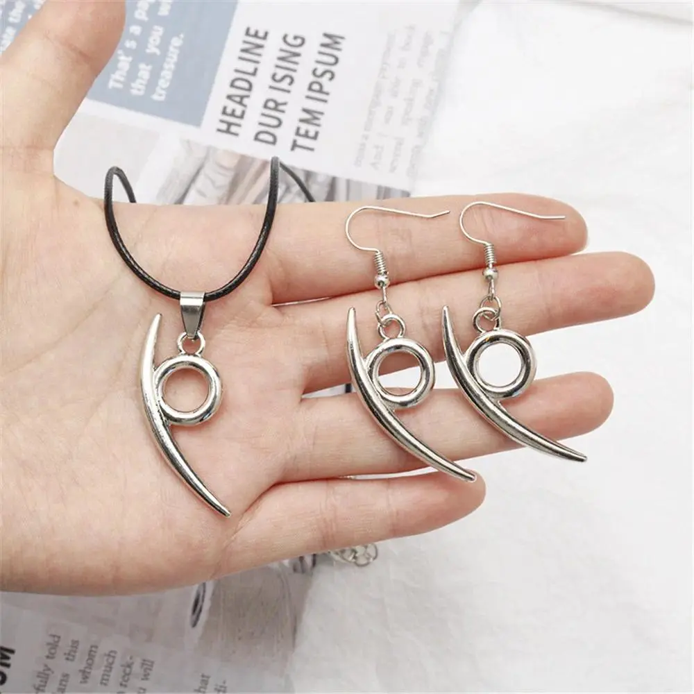 Anime Orochimaru Japan Ninja Akatsuki Magatama Action Figure Kids Toy Cosplay Gift Necklace Earrings