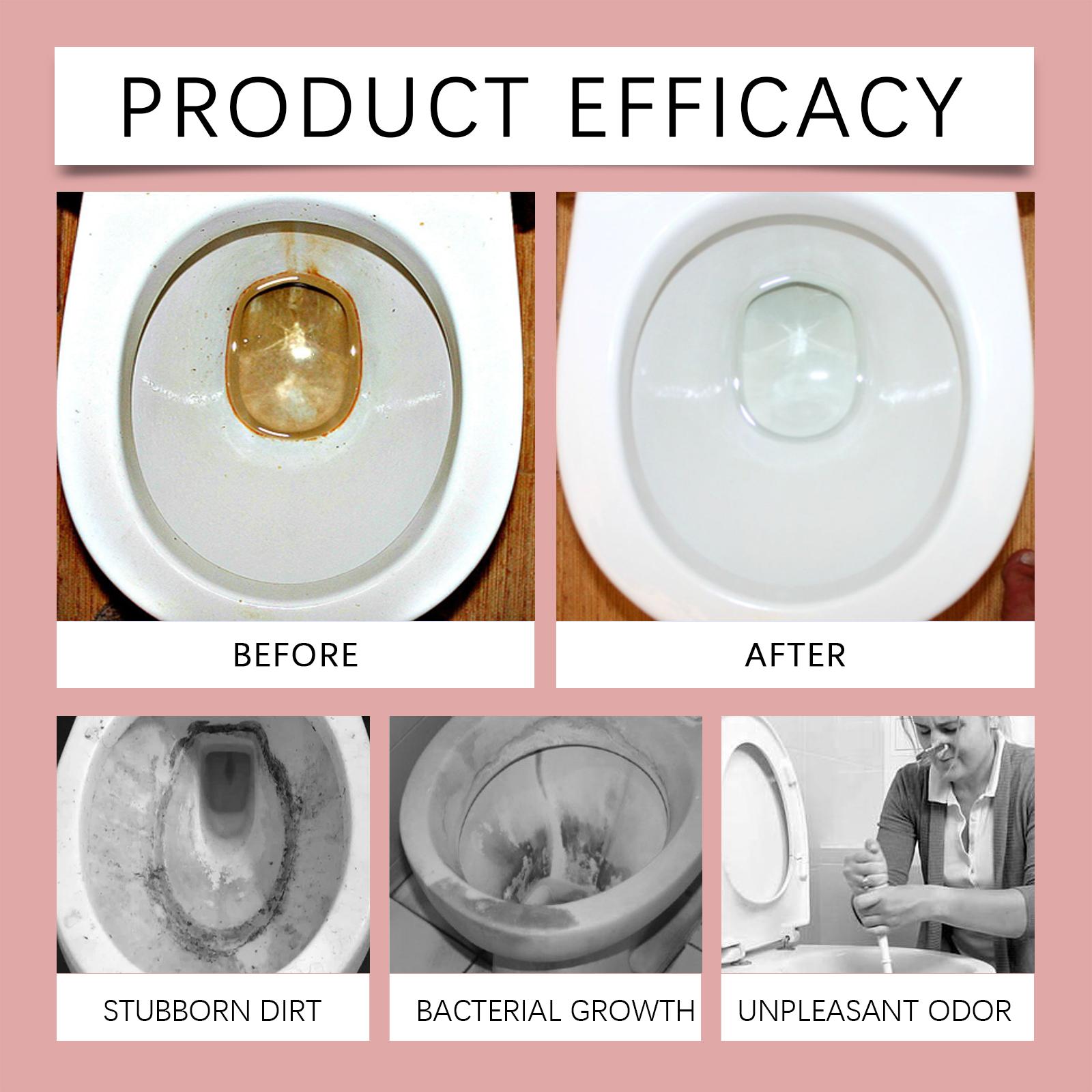 Toilet cleaning block for bathroom, removes urine stains and dirt, eliminates odors, and leaves a fresh scent