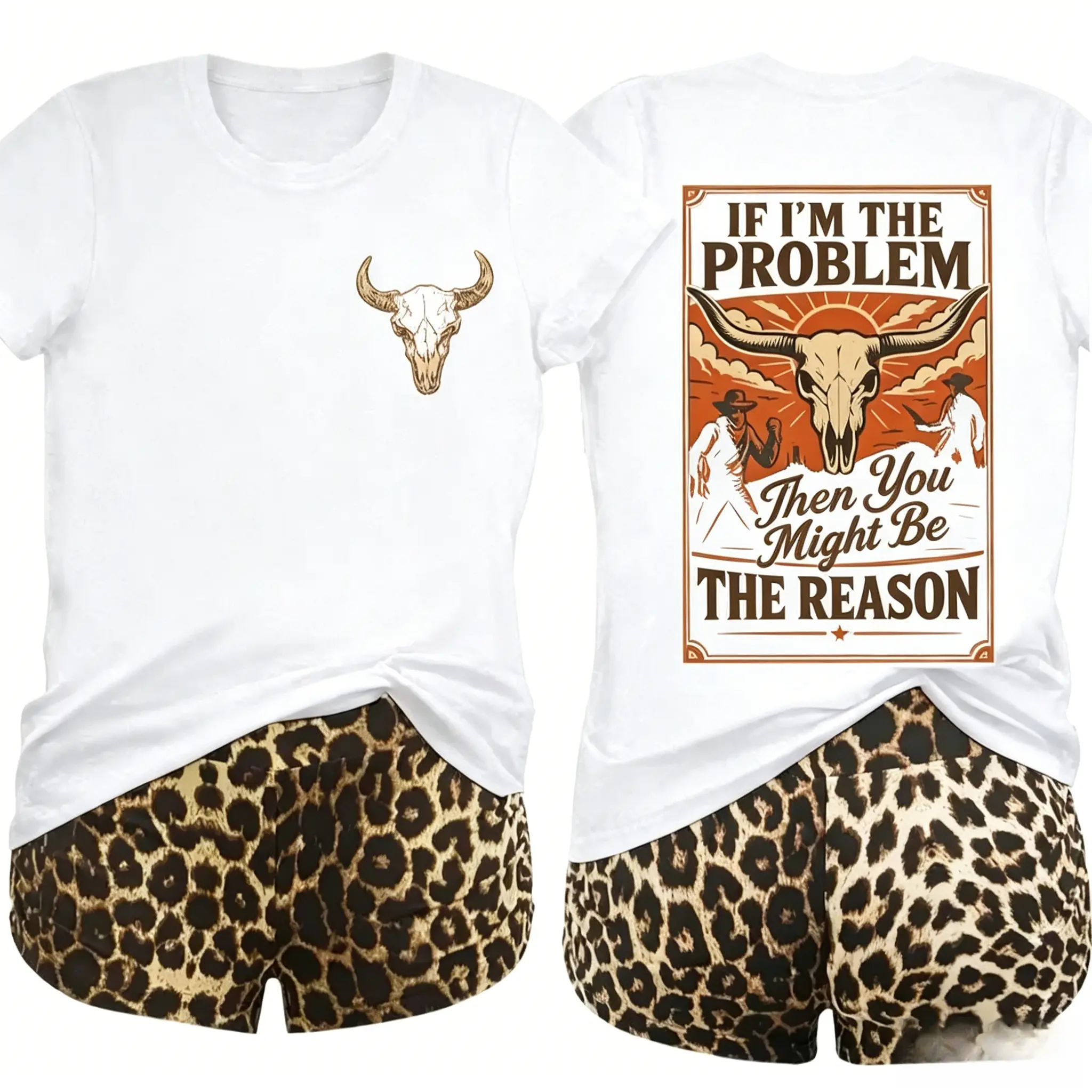 If I'm The Problem, You're The Reason  Western Tee