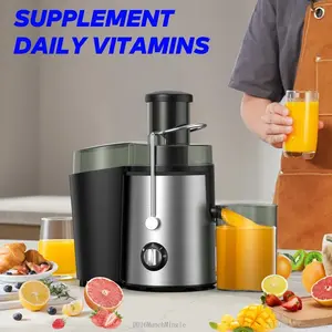 steam cleaner Qcen Beast 800W Centrifugal Juicer Machine with 3 Speeds & 3-inch Feed Ports BPA-Free Silver Juicer for Whole Fruits & Vegetables Easy to Clean International Warranty electric titanium  cold pressed juicer FFVentureVibe8DD16MunchMingle