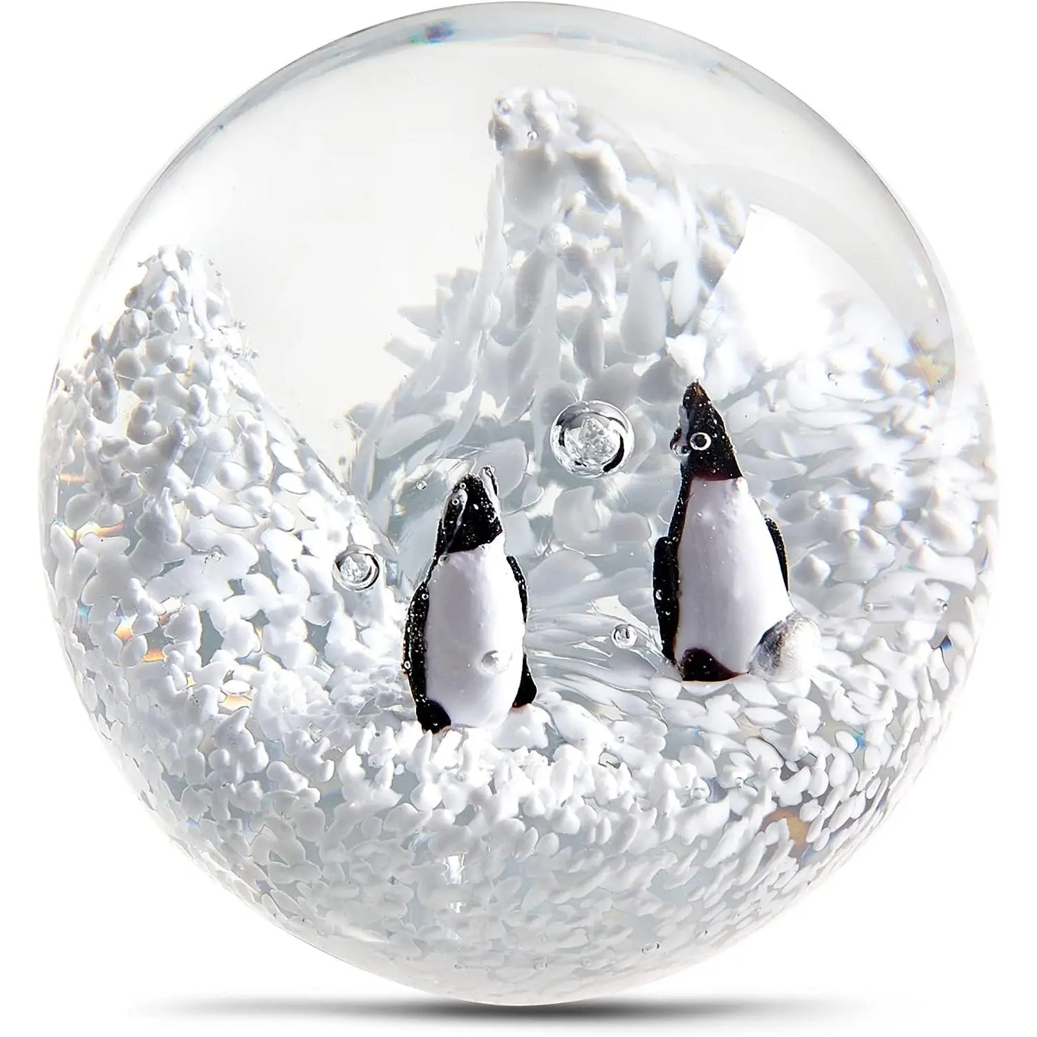 Hand Blown Glass  Paperweight,Sea  Ornament for Fish  Aquarium,Sea  Collection for Birthday ,Paperweight Glass Ball