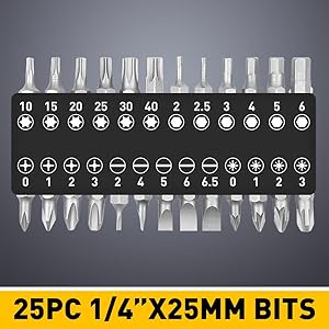 Magnetic Screwdrivers Set with Case, Amartisan 43-piece Includs Slotted, Phillips, Hex, Pozidriv,Torx and Precision Screwdriver Set, Magnetizer Demagnetizer Tools, Tools for Men