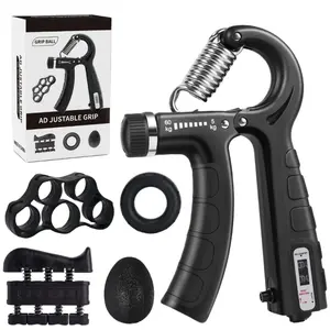 Adjustable Hand Grip Strengthener, 5-60kg Resistance Training for Forearm & Palm Strength, Home Office Fitness Equipment, Rehabilitation & Stress Relief for Men Women