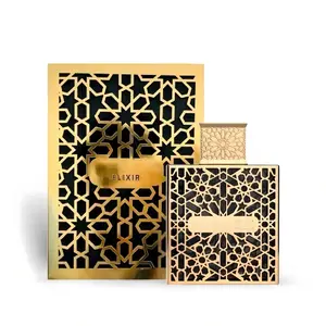 Elixir Unisex Eau de Parfum Spray 3.4 Ounce with Bergamot, Lavender, Armoise, Honey, Benzoin, Vanilla & Tonka Scent Citrus Woody Musk