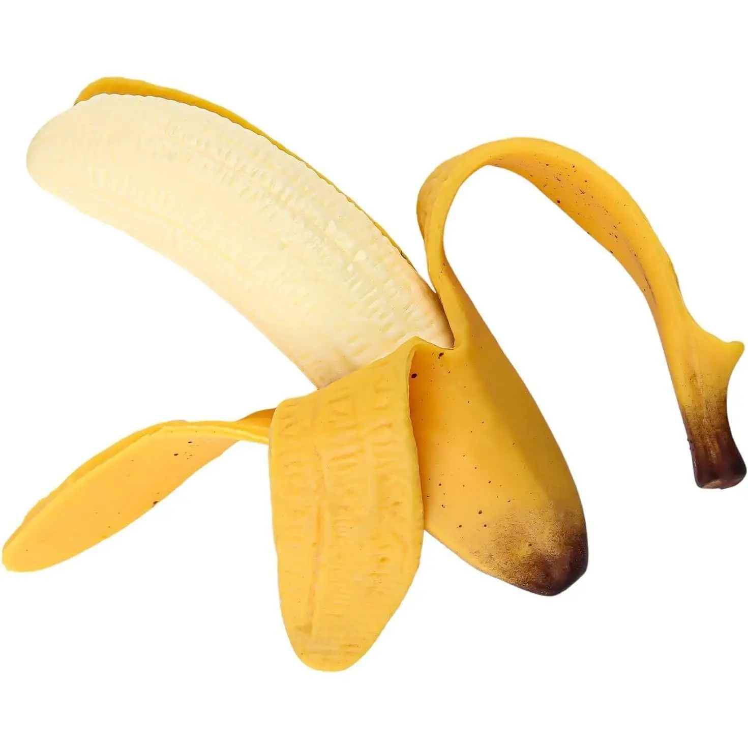 Banana Form Stretchy Ball - Sensory Relief Squishies Toy, Stress Relief Squeeze Toy for Kids & Adults, Birthday Party Favor