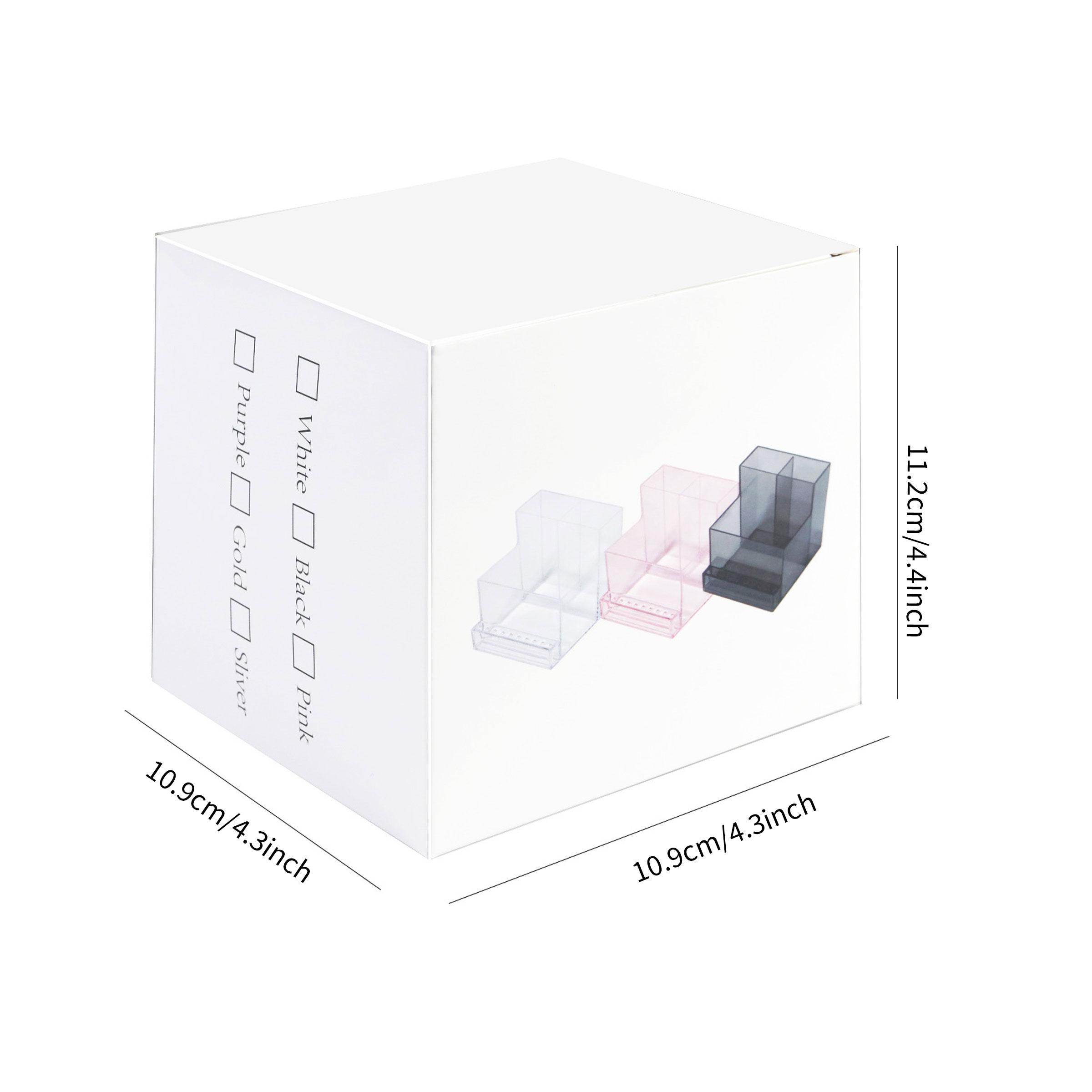 Nail Art Tool Storage Box, Multi-grid Nail Art Tool Organizer, Portable Nail Art Tool Storage Box for Home & Salon Use, Multifunctional Storage Bin