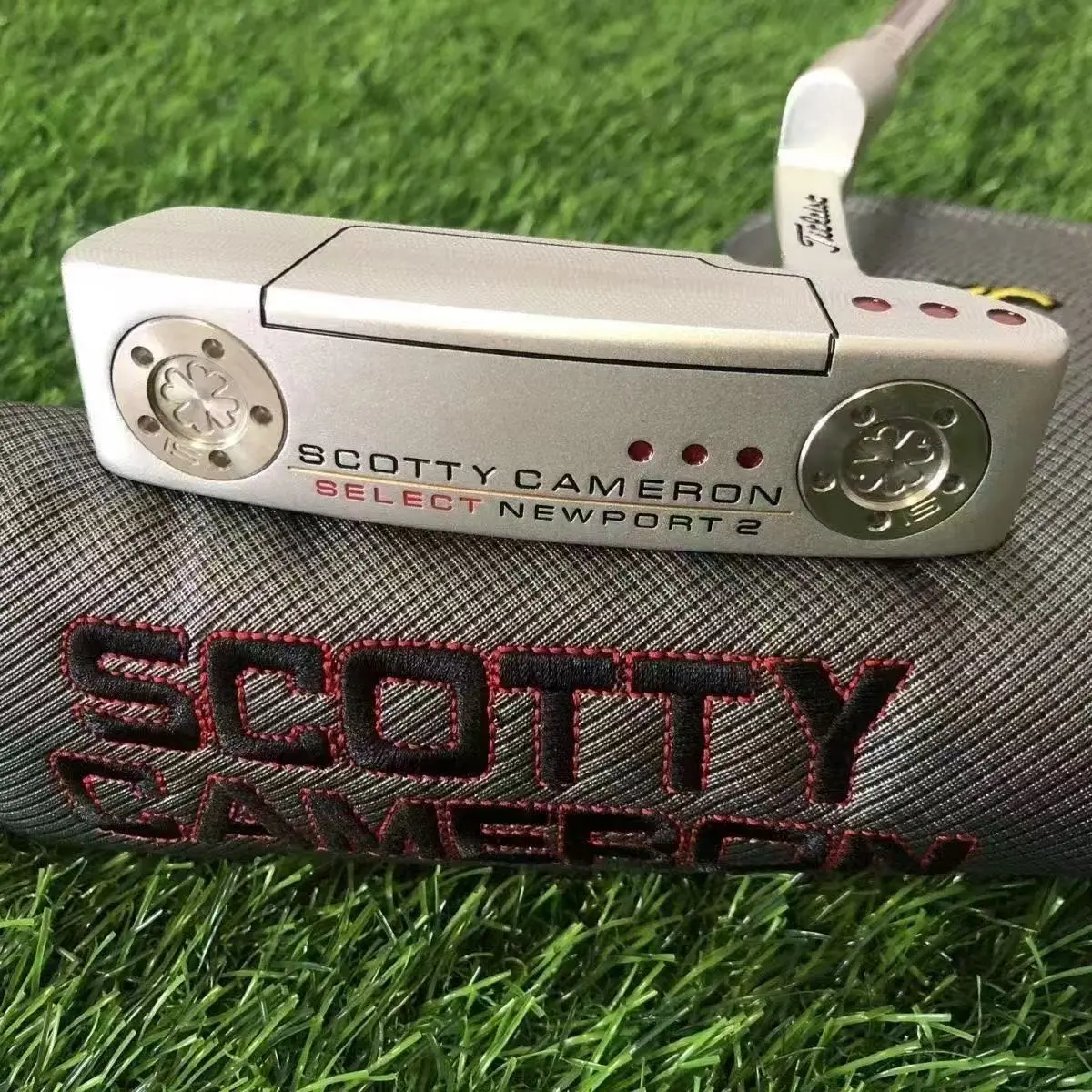 2026 new golf putter: Tait silver three-point Newport2 golf Cameron putter (Buy two or more and receive a beautiful gift)