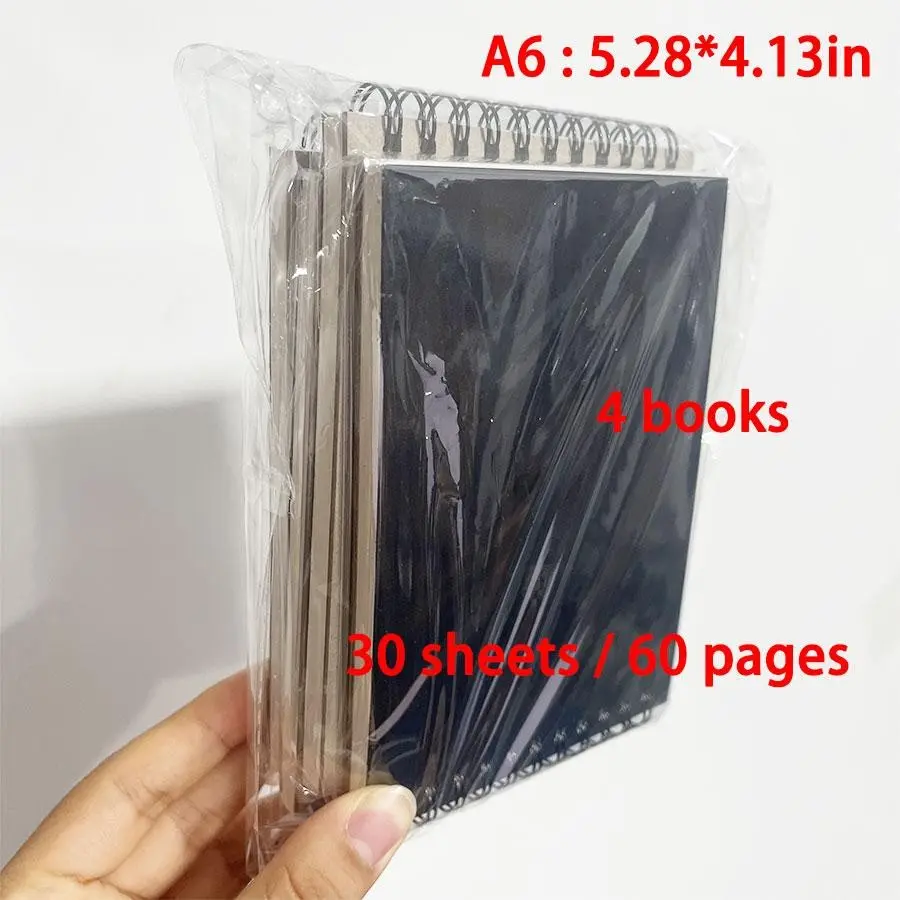 4pcs Premium Artistic Sketchbook Set - High-Quality Acid-Free Watercolor Paper, Top Spiral Bound, 30 Sheets Each, Ideal for Drawing, Writing, and Creative Expression - Perfect for Students, Artists, and Hobbyists, Painting Notebook