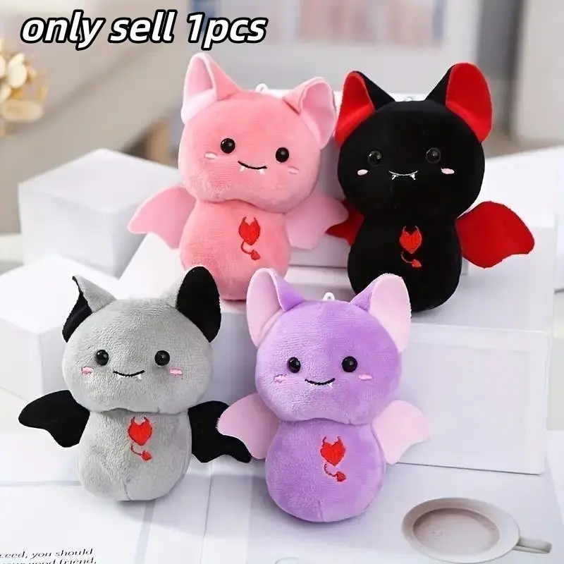 Batman Plush Doll Keychain, Mini Batman Figure, Trendy Doll Pendant, Perfect for Halloween Decor, Ideal Gift for Festive Occasions