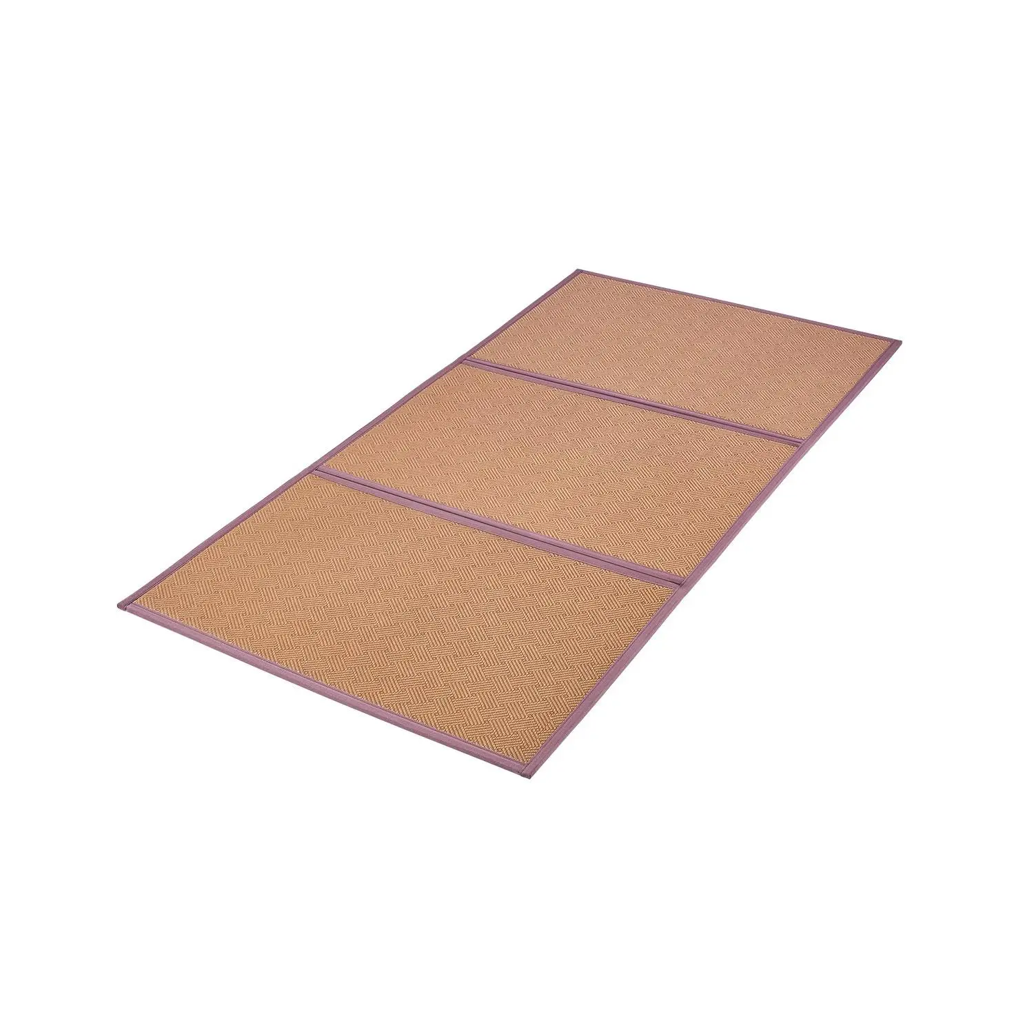 VEVOR Japanese Tatami Mat, 80 x 39 in Foldable Handwoven Natural Rattan Tatami Mat, Non-Slip & Easily Cleaned Japanese Tatami Floor Mat, Summer Breathable Sleeping Mat for Meditation Yoga Relaxation
