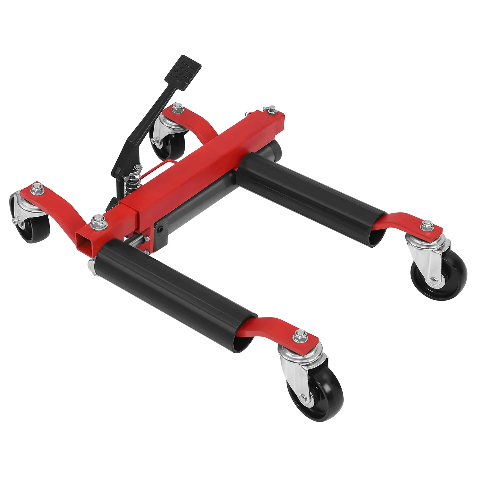Set of 2 Hydraulic Car Wheel Dollies, 1500 LBS Single Unit Capacity Heavy-Duty Vehicle Positioning Jack Dolly, Multi-Purpose Wheel Moving Tool for Cars, Trucks, Trailers, Boats and Motorcycles