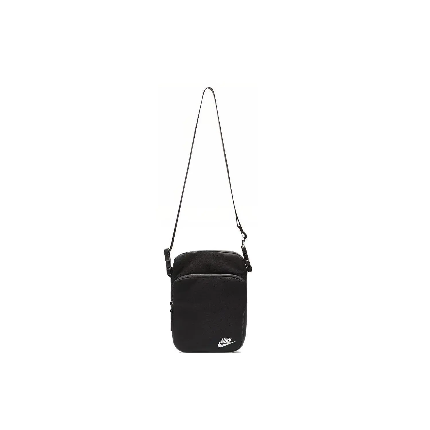 Nike Heritage 2.0 Small-Logo Polyester Crossbody Bag for Men and Women, Casual Style in Black