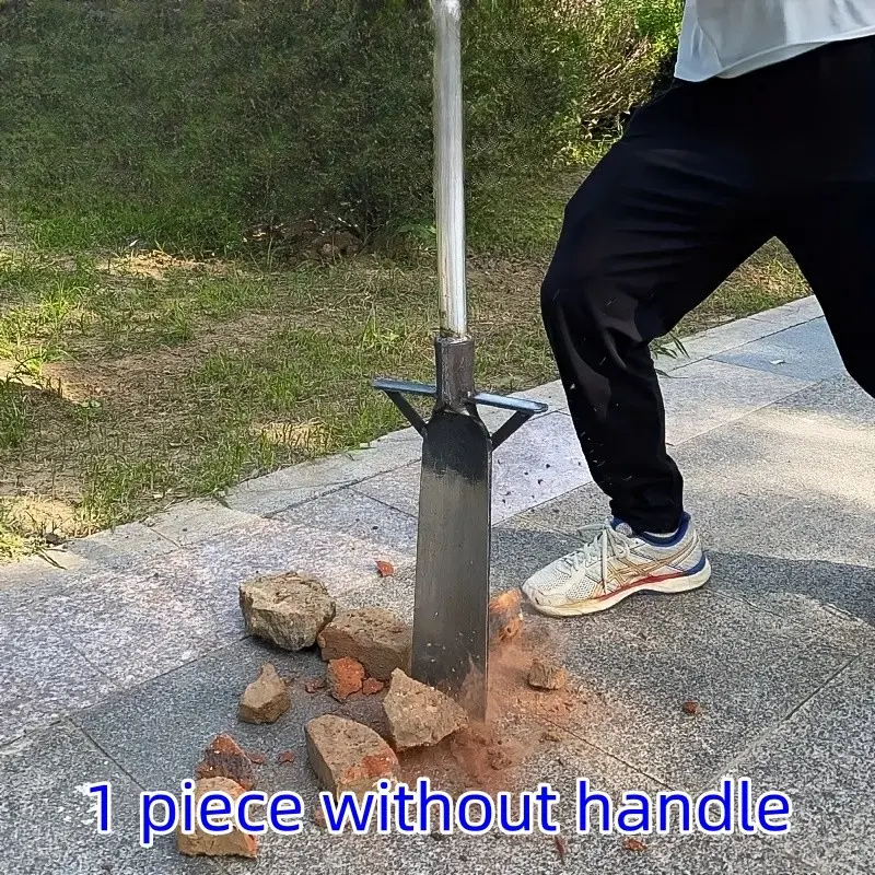 Manganese Steel Garden Shovel, Professional Agricultural Transplant Tool, Durable Quenched Metal, Tree Planting and Digging, Outdoor Equipment