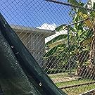 180GSM 6ft x 50ft Fence Privacy Screen Fence Cover Wall Backyard Dark Green