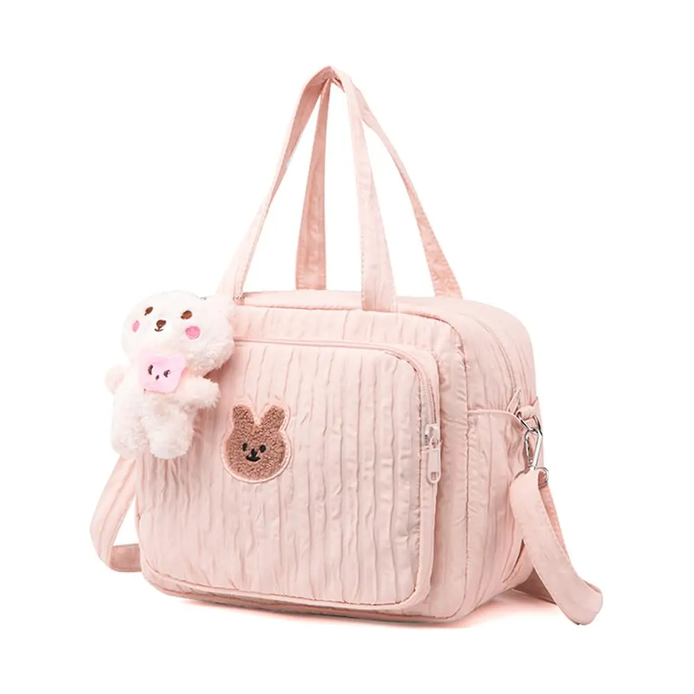 Baby Diaper Bag Tote, Mom Bag Crossbody Diaper Bags Baby Travel Bags  Girl Pañaleras Para Bebe (Pink, Small)