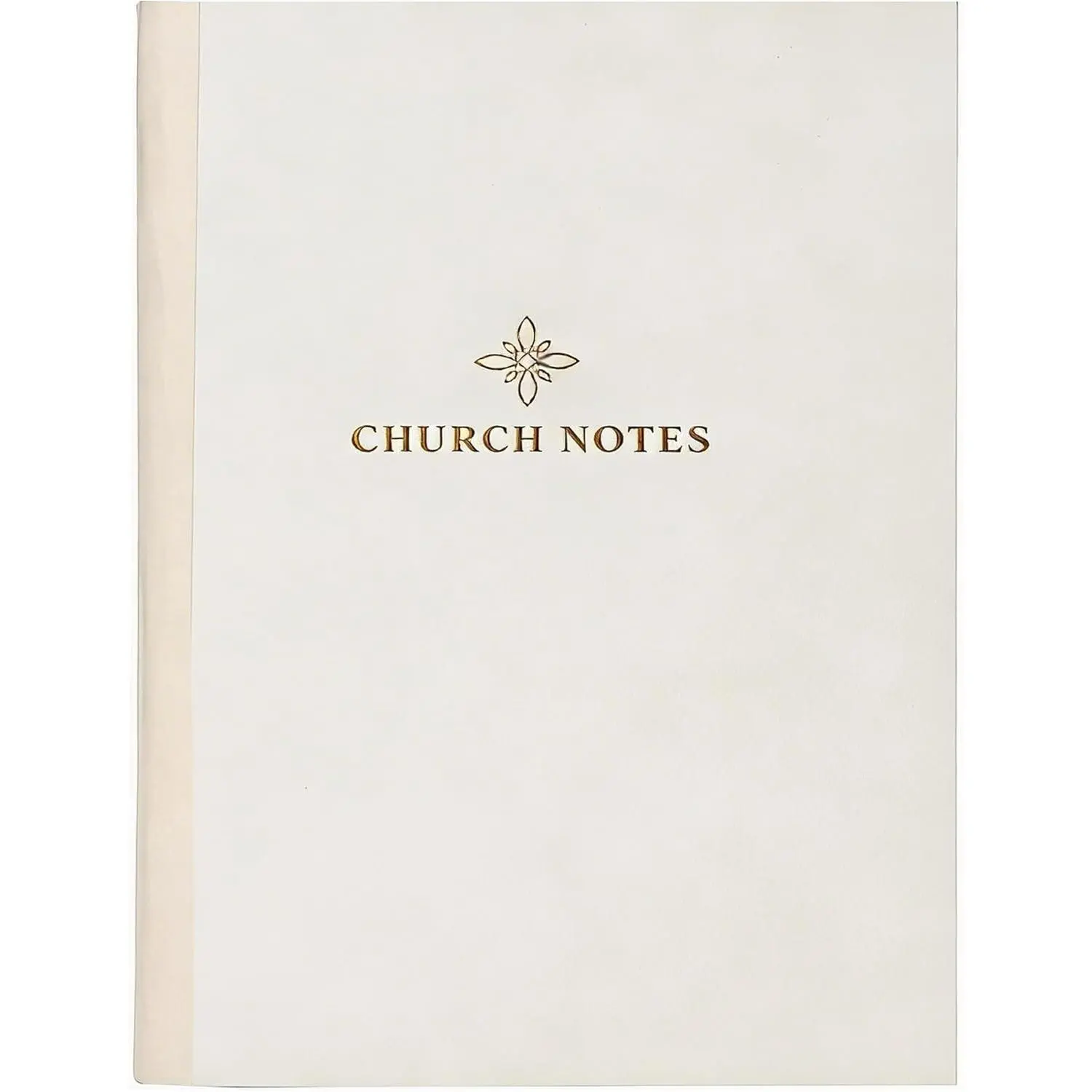 - Selah Church Notes Journal -  Foil Cover, 5.1" x 7.8", 52 Sheets / 104 Pages, Guided Sermon Notebook with Scripture & Reflection Prompts, Paperback