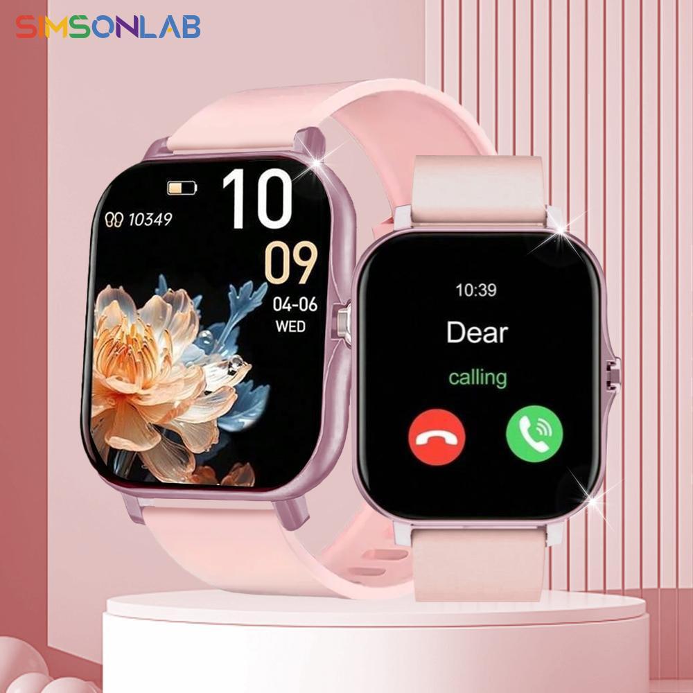 SIMSONLAB Multifunctional Touchscreen Sports Tracking Smartwatch, Digital Wristwatch with Weather Forecast & Music Control Function, Sports Smart Watch for Women & Men, Ideal Gift(Requires connecting mobile phone to control music & call)