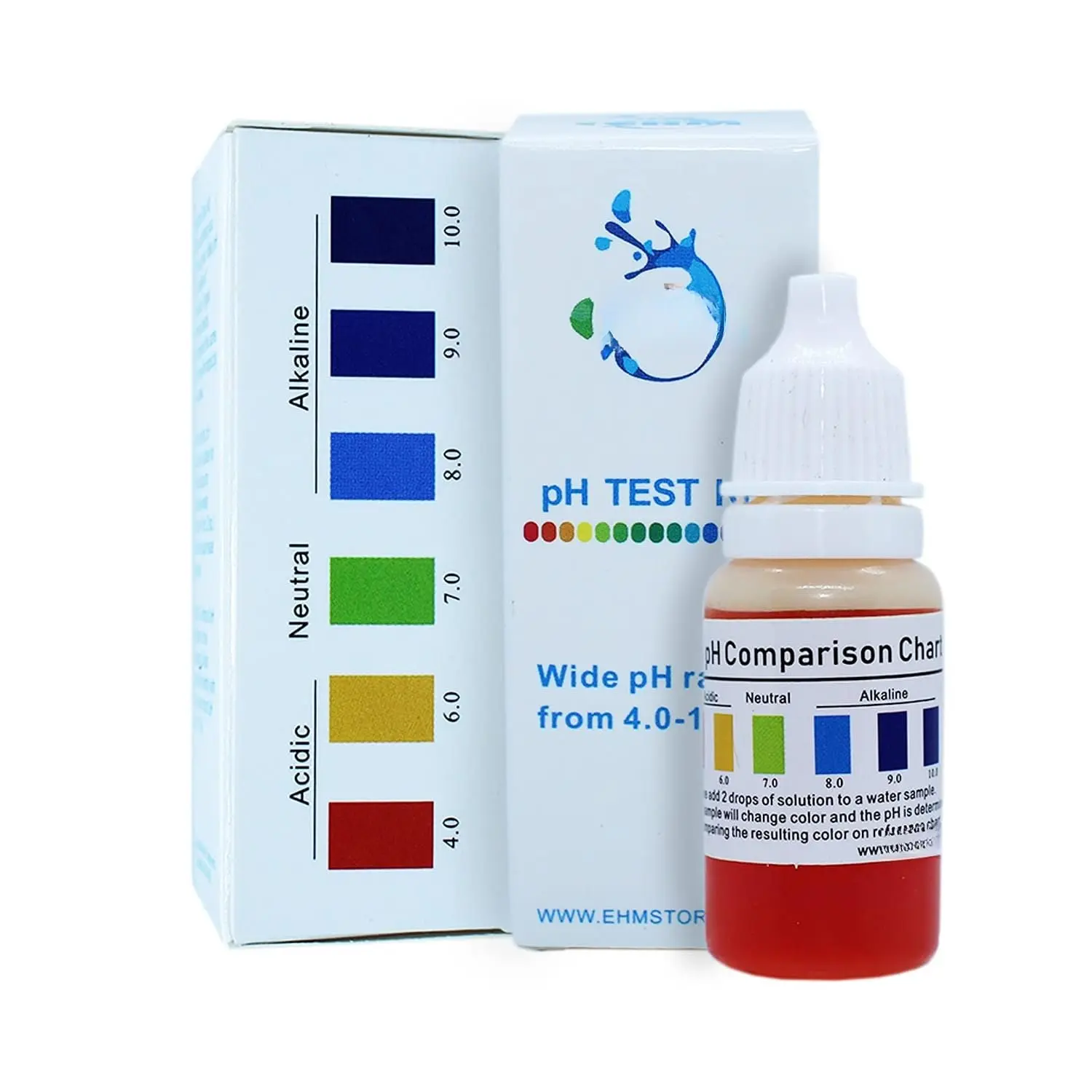 Alkaline Water (ph Test Kit) for Drinking Water Measures pH Level of Water  Accurately Than Test Strips pH Starter Kit Drops Easy to Use