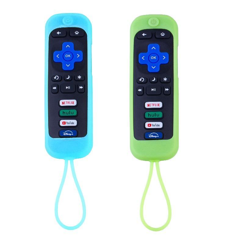 Remote Control Case, 1 Count Luminous Silicone Remote Control Cover, Dustproof Remote Control Protector for TCL Roku TV Remote Control
