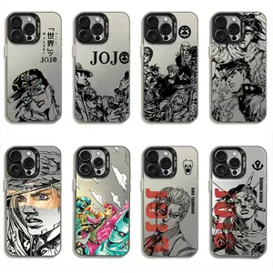 JOJO Kujo Jotaro Anime Phone Case For iPhone 17 Promax 16 15 14 13 12 11 Plus Pro Max 17Air and Samsung S26 S25 S24 S23 S22 S21 FE Plus Ultra - Anti Drop Full Perfect Aesthetic Printed Soft TPU Case