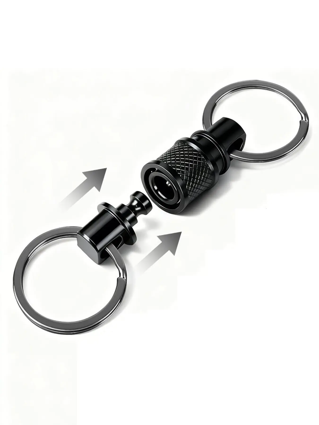 Quick Release Keychain, Detachable Key Ring, Quick Disconnect Keychain, Swivel Keychain Accessories, Lightweight Keychain, Fashion Accessories for Men & Women, Fashionable Alloy Keychain, Stylish Keychain, Metal Keychain, Keyrings