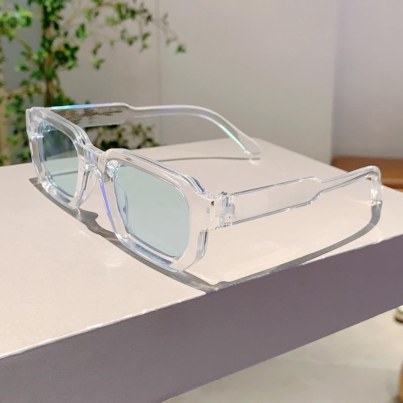 6-Pack Luxury Vintage Sunglasses - Unisex Rectangle Frame 400 Retro Fashion Eyewear