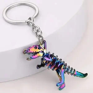 2026 New Dinosaur Skull Keychain - Creative Alloy Charm with Creative Touch, Cute Skeleton Form & Skull Shape, Portable Size Unisex Bag Accessory for Keys & Cars