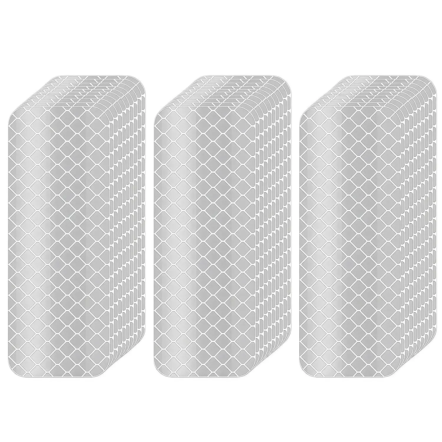 Reflective Tape 30 PCS - Waterproof Self-Adhesive Safety Stickers, DOT-C2 Reflector Tape for Outdoor Use on Bike/Truck/Car/Motorcycle/Clothing/Helmet, White 1.18" X 3.15"