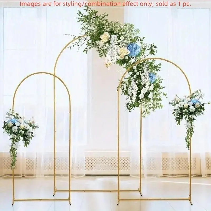 Adjustable Metal Arch Background Frame, Multi-Specification Metal Arch Frame, Fashion Backdrop Support, Wedding, Party Decor