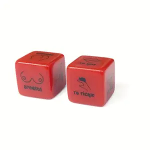 Adult Sensual Dice Set, 2pcs Couples Erotic Games, Intimate Playful Accessories, Perfect Gift for Lovers, Enhances Bedroom Fun