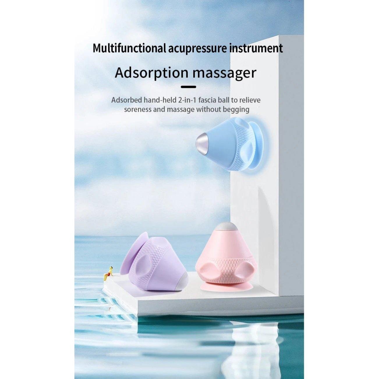 Electric Adsorption Fascia Ball - Portable Silicone Massage Ball for Full Body Relief & Ergonomic Design - Perfect for Head, Hands, Wrist, Thighs & Feet - Environmentally Friendly & Non-Irritating Electric Adsorption Fascia Ball - Portable Silicone Massage Ball for Full Body Relief & Ergonomic Design - Perfect for Head, Hands, Wrist, Thighs & Feet - Environmentally Friendly & Non-Irritating