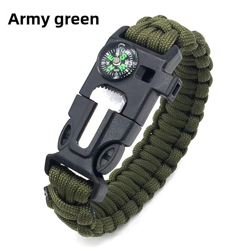 Paracord bracelet survival bracelet multifunctional five-in-one outdoor paracord camping adventure seven-core wristband