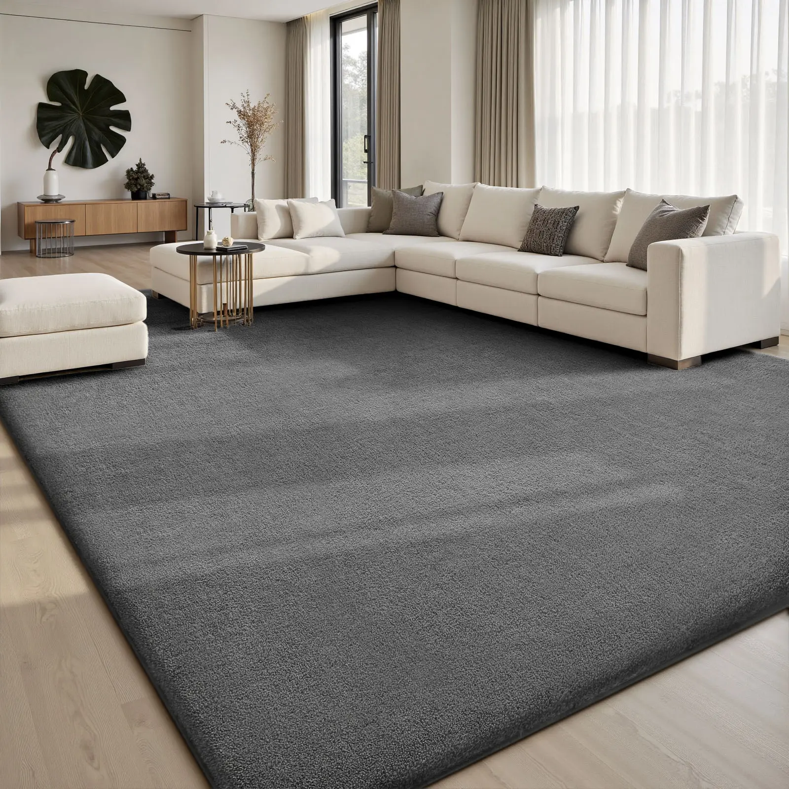 FAMVAL Ultra-Soft Plush Area Rug, Dense Pile and Non-Slip Design for Living Room, Bedroom, Nursery, Kids' Room, Playroom, Apartment and Dorm giftideas