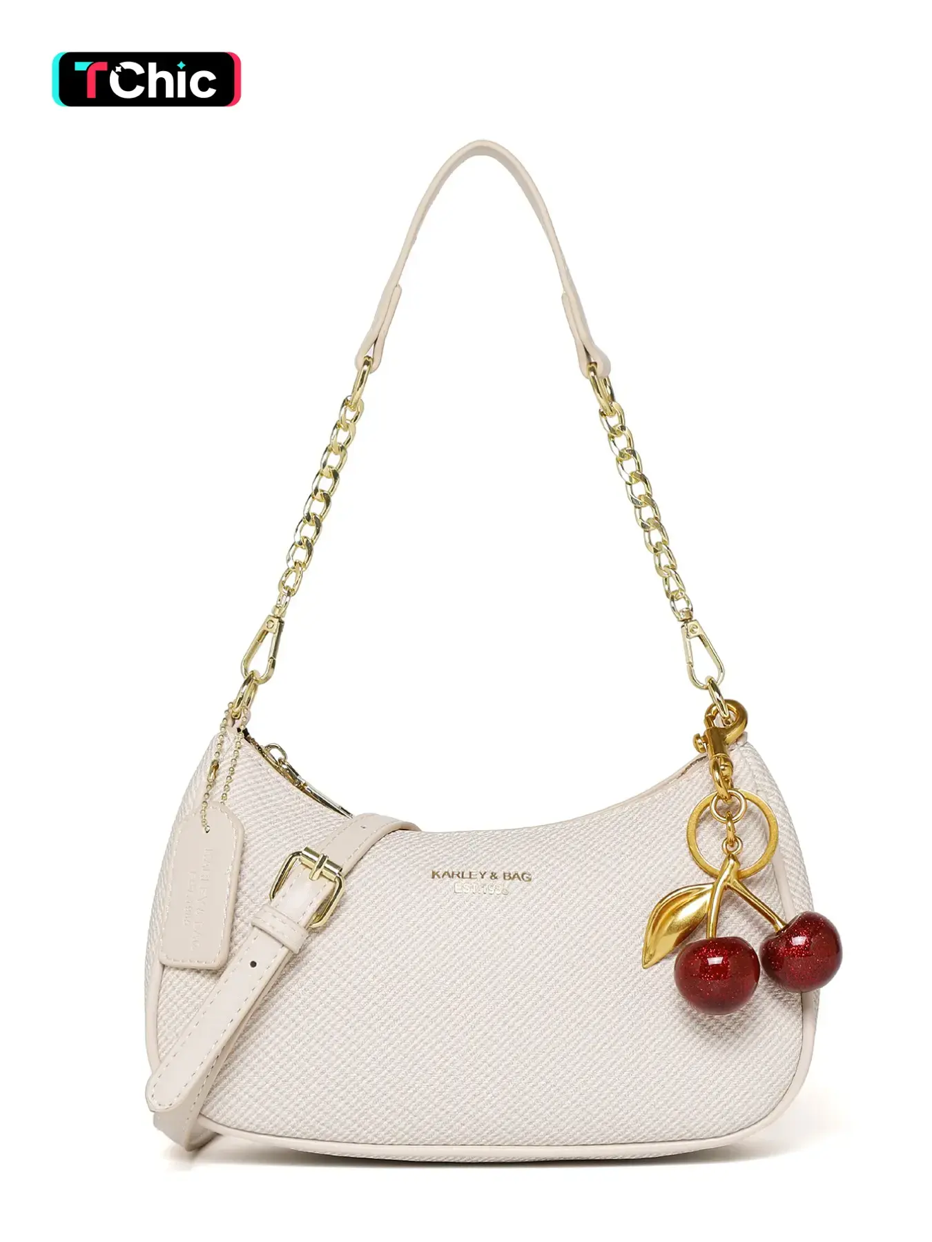 Women's Solid Color Chain Strap Bag, Fashionable Shoulder Bag for Daily Used, Casual Crossbody Trendy Versatile High-quality Daily Commuting, Fashionable Unique Bags, Chic Crossbody Bag