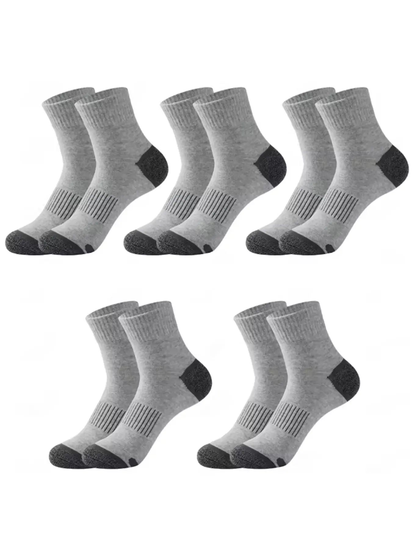 Comfortable Low-Cut Socks for Men and Women, Special Design Thick Ankles, Ideal for Home Leisure, Outdoor Hiking, Travel