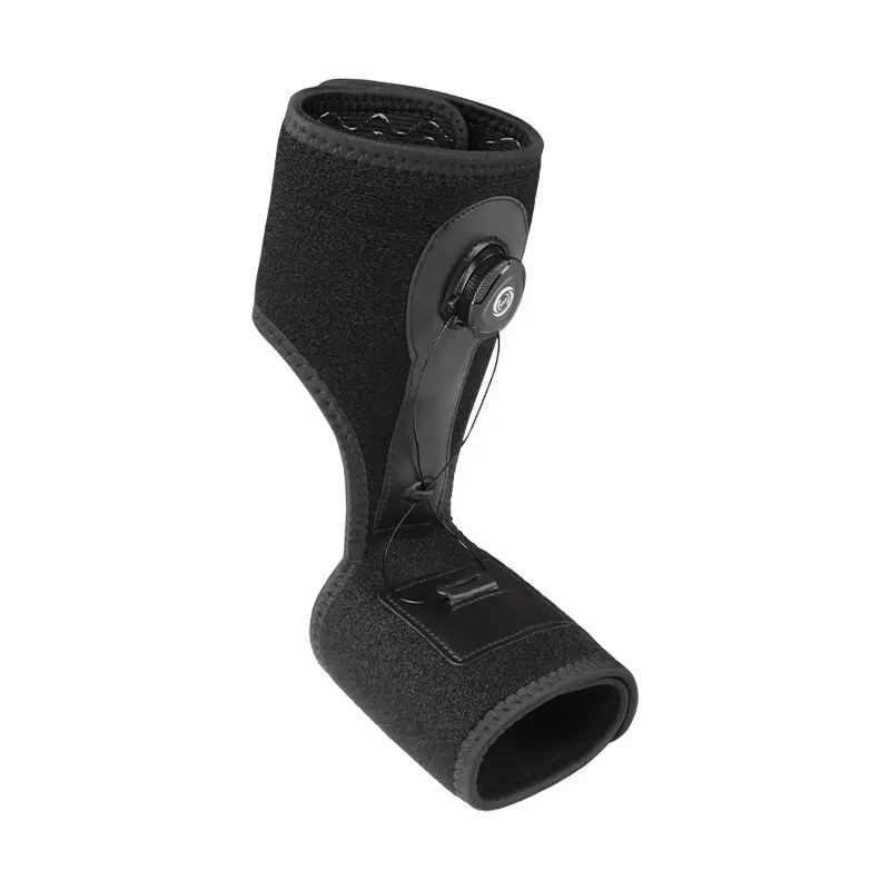 Masda Rotary Ankle Protector - Stable, Durable Aluminum Strip Support, Adjustable Telescopic Strap, Lightweight Foot Drop Orthosis, Maintains Correct Foot Alignment, Prevents Muscle Contractures, Reduces Ankle Plantar Flexion (Shoe-Compatible), Foot Contr