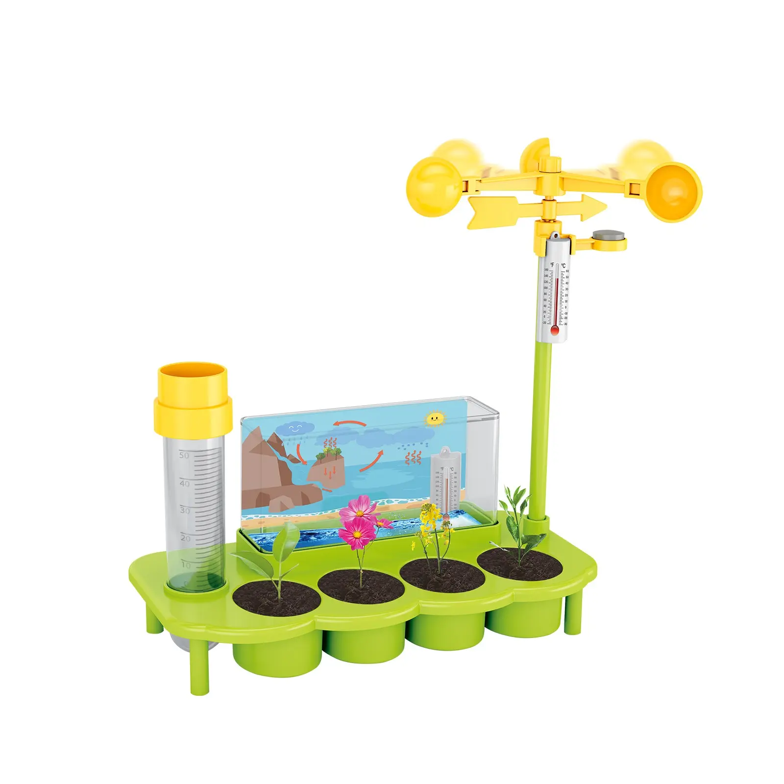 Science Horse Kids Weather Station Kit, Science Experiment Kit, Stem Science Toy, DIY Plant Growth Observation Box, Educational Gift for Ages 8+, Christmas Birthday Present