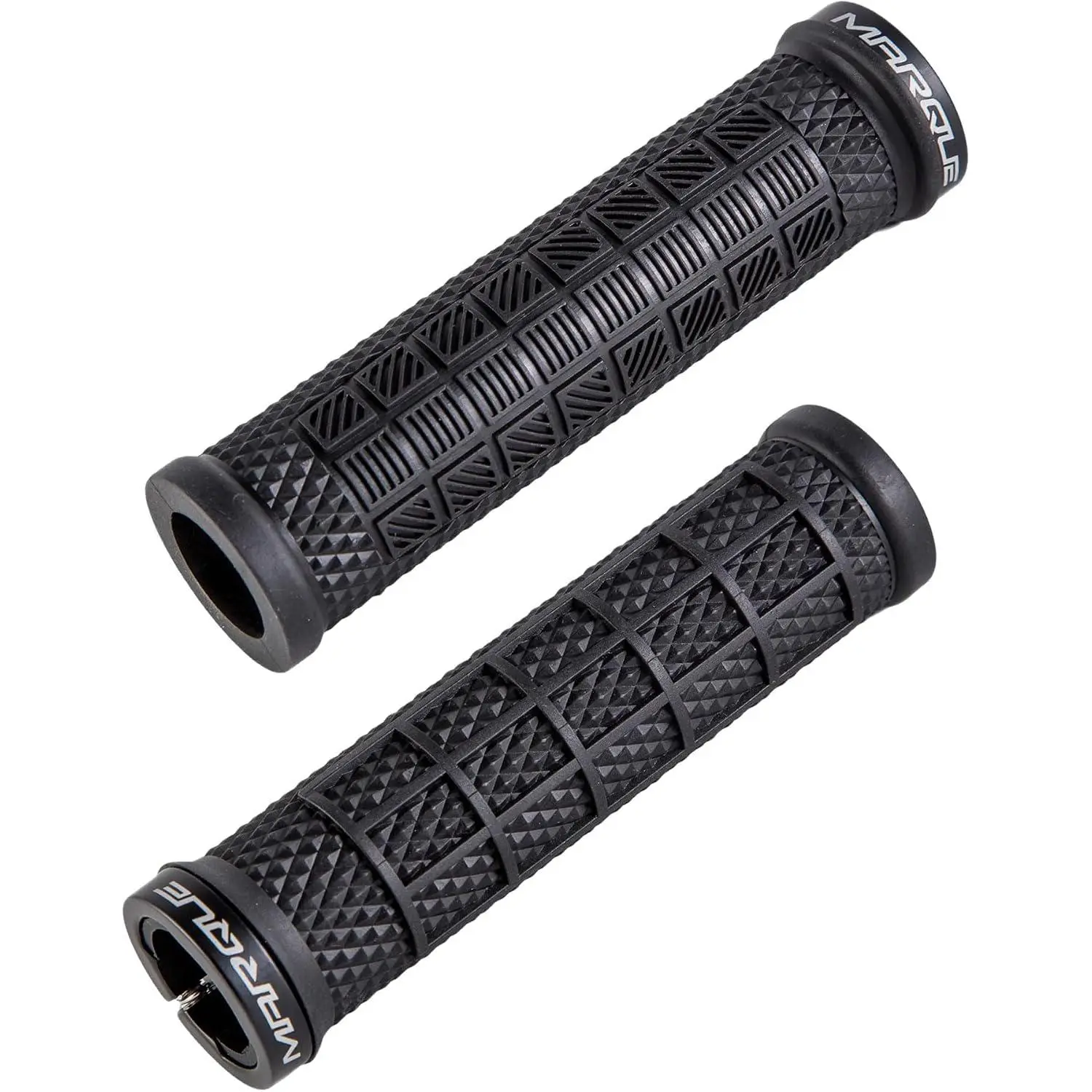 Grapple MTB Grips - Mountain  Grips with Single Lock   for Handlebar, for BMX, E-, Scooter, Beach Cruiser &  Adult  Handlebar, Anti-Slip & Comfortable