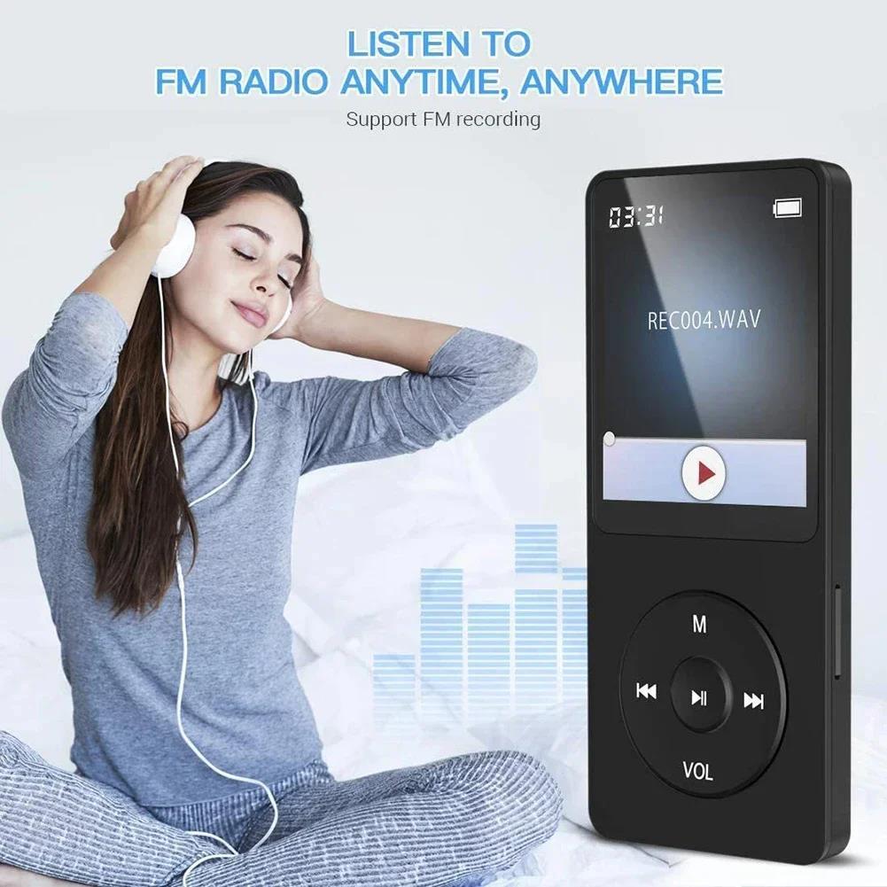 Mini MP3 Player Built-in Speaker Sports 1.8 inch Screen Bluetooth-Compatible 5.0 Student Walkman Support Radio E-Book Recording Mini MP3 Player Built-in Speaker Sports 1.8 inch Screen Bluetooth-Compatible 5.0 Student Walkman Support Radio E-Book Recording