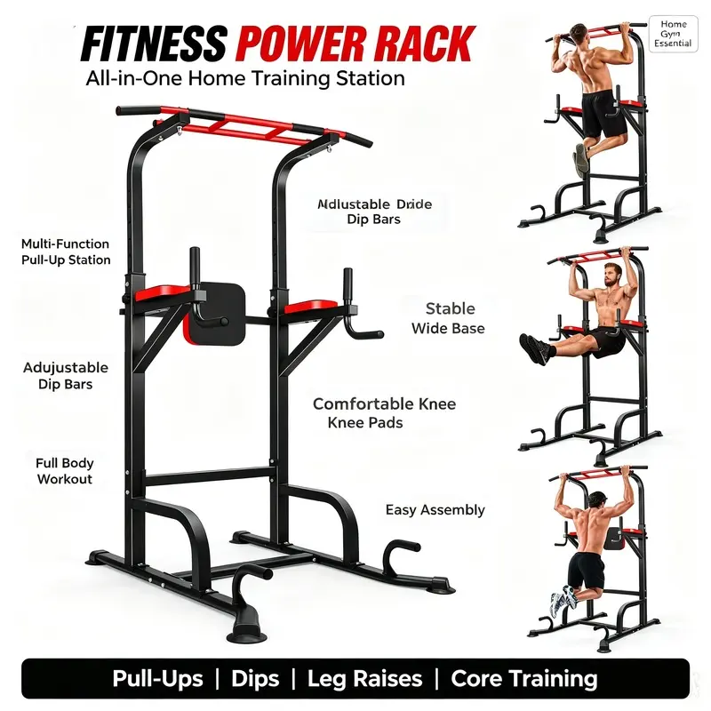 1-piece multifunctional adjustable height pull-up bar - suitable for strength training and arm muscle exercise, ideal for home gyms, compact design, perfect holiday gift