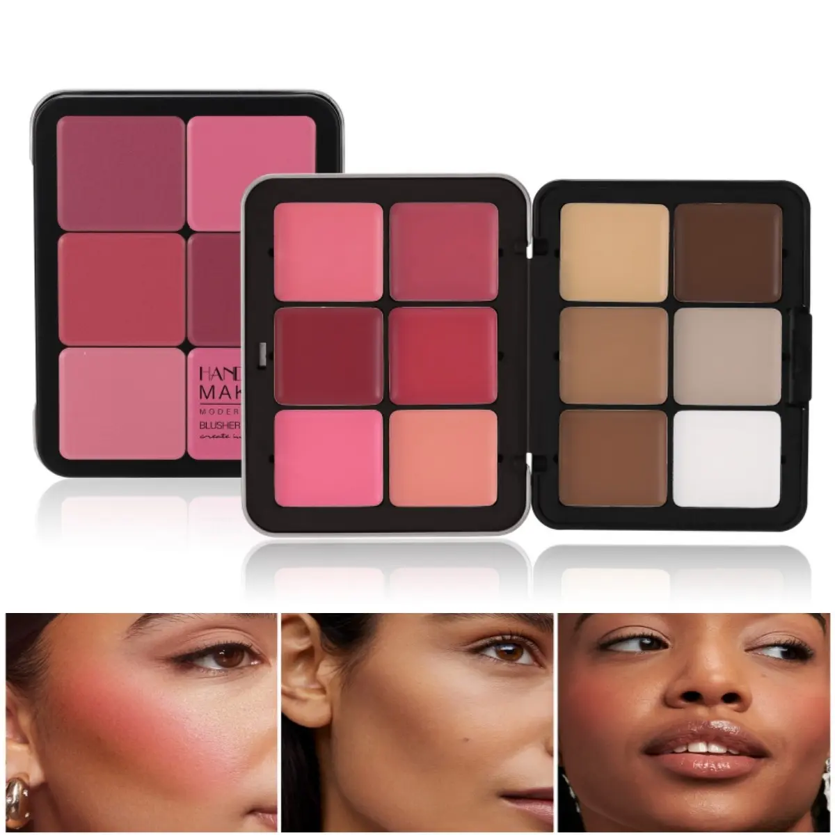 12-Color Blush Palette, Highlighter and Contour All-In-One, Matte Concealer Blush Gel, Makeup Box, Beauty Essentials, Everyday Versatile Makeup, Beauty Cosmetics, Glow