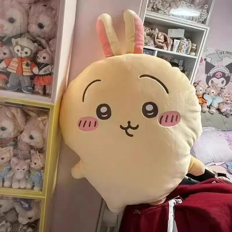 25-80cm Anime Chiikawa Plush Toy, Hachiware & Cute Bunny Usagi Figure, Soft Fabric Stuffed Pillow for Anime Fans, Kids Birthday Gifts (Stress Relief Toy)