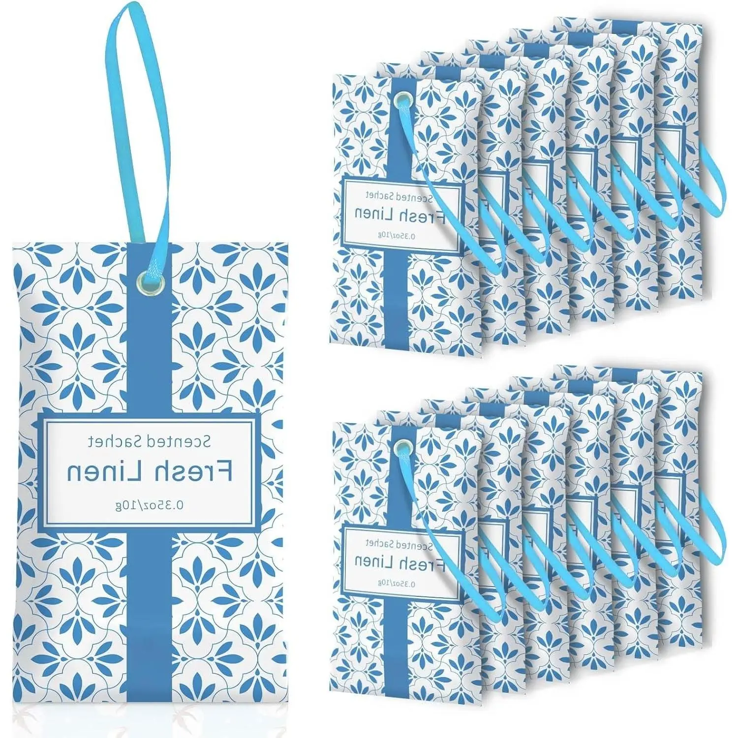 Scented Sachets for Drawers and Closets, Linen Scent 14 PackGift