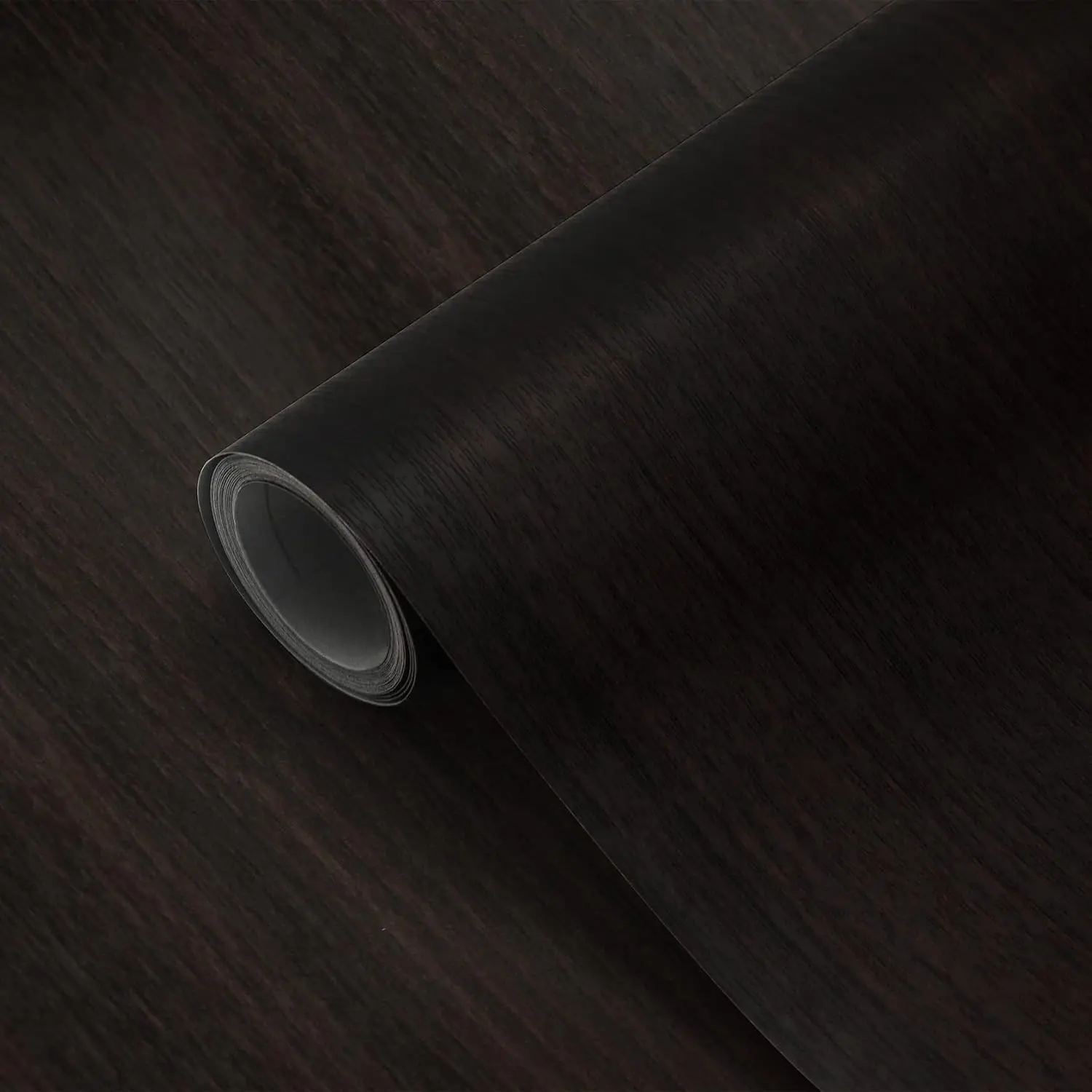 Dark Brown Walnut Wood Grain Contact Paper 16"x118" Peel and Stick Waterproof Self Adhesive Vinyl Wrap for Walls Countertop Desk Table Cabinets