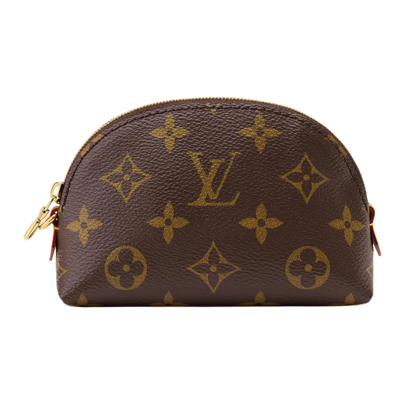 Women's Louis Vuitton Elegant Toiletry Bag - Monogram Coated Canvas, Contrasting Leather Trim, Zip Closure, Brown, Elegant Toiletry Bags